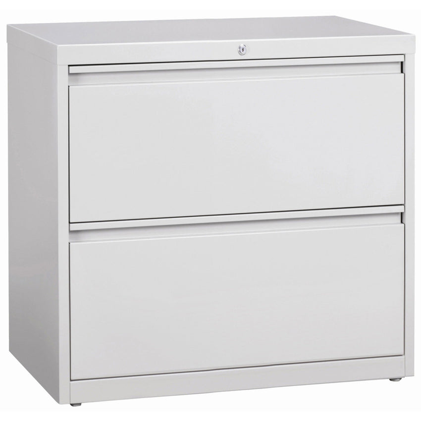 Lorell Fortress Series 2 - Drawer Lateral File with Magnetic Label Holders 36"W x 18.6"D x 28.1"H (LLR - FRT - LF36 - 2D) - SchoolOutlet