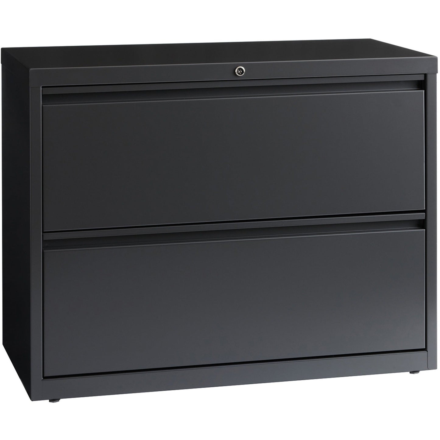Lorell Fortress Series 2 - Drawer Lateral File with Magnetic Label Holders 36"W x 18.6"D x 28.1"H (LLR - FRT - LF36 - 2D) - SchoolOutlet