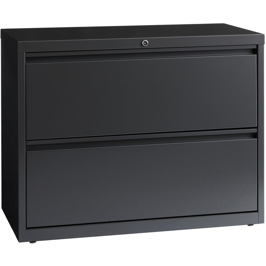 Lorell Fortress Series 2 - Drawer Lateral File with Magnetic Label Holders 36"W x 18.6"D x 28.1"H (LLR - FRT - LF36 - 2D) - SchoolOutlet