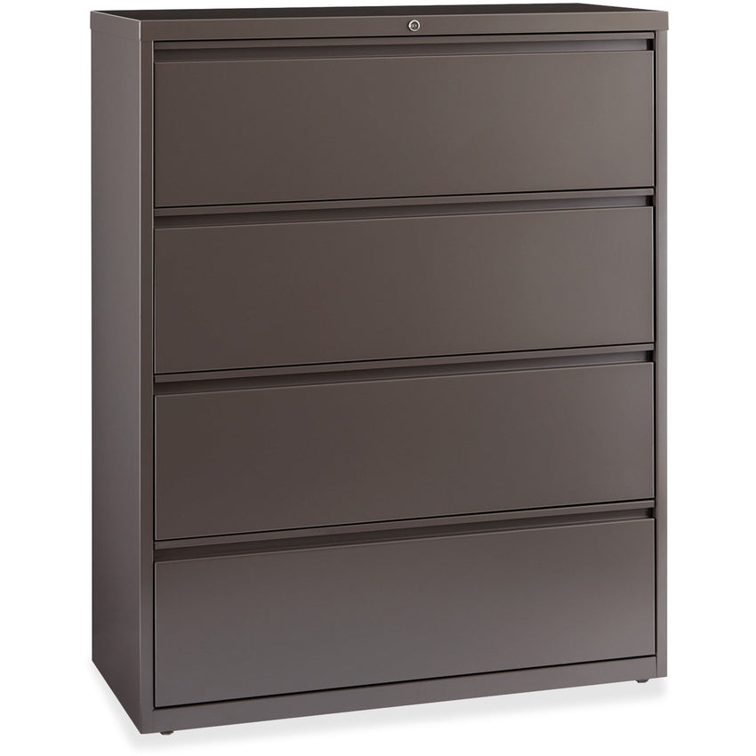 Lorell Fortress Series 4 - Drawer Lateral File with Interlock System 42"W x 18.6"D x 52.5"H (LLR - FRT - LF42 - 4D) - SchoolOutlet