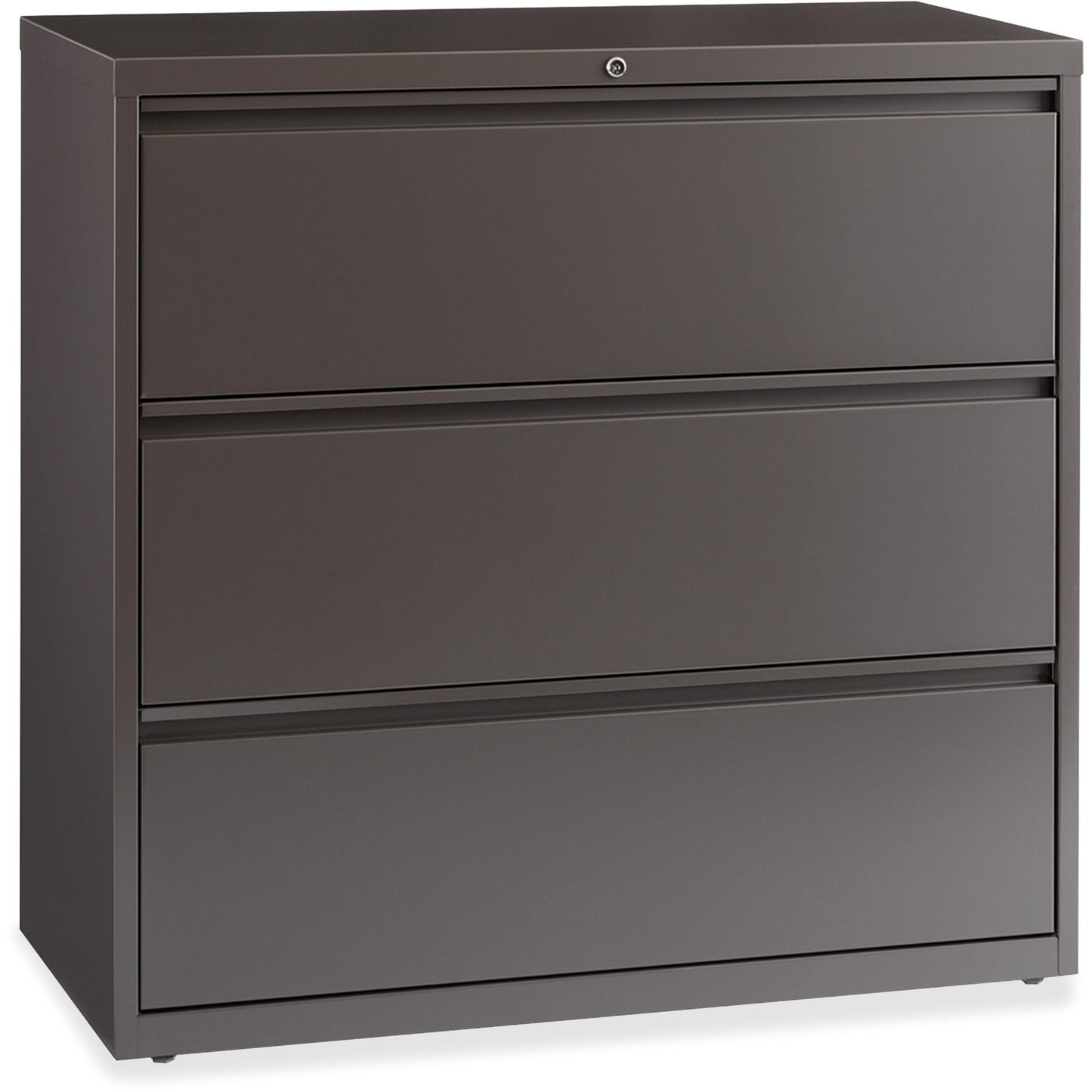 Lorell Fortress Series 3 - Drawer Lateral File with Magnetic Label Holders 42"W x 18.6"D x 40.3"H (LLR - FRT - LF42 - 3D) - SchoolOutlet