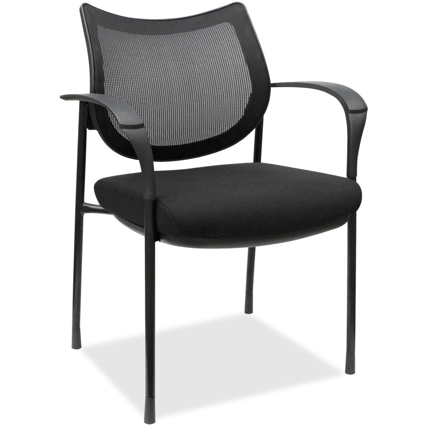 Lorell Mesh Back Guest Chair with Arms and Casters/Glides (LLR - LLR60511) - SchoolOutlet