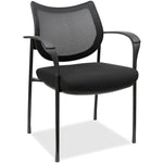 Lorell Mesh Back Guest Chair with Arms and Casters/Glides (LLR - LLR60511) - SchoolOutlet