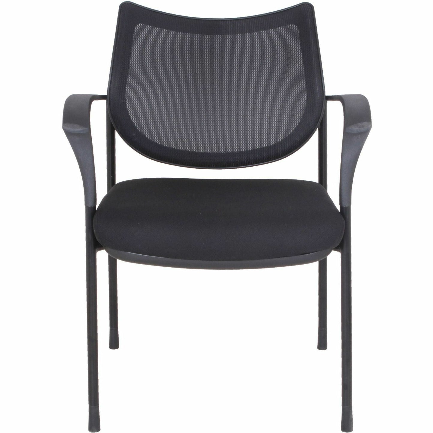 Lorell Mesh Back Guest Chair with Arms and Casters/Glides (LLR - LLR60511) - SchoolOutlet
