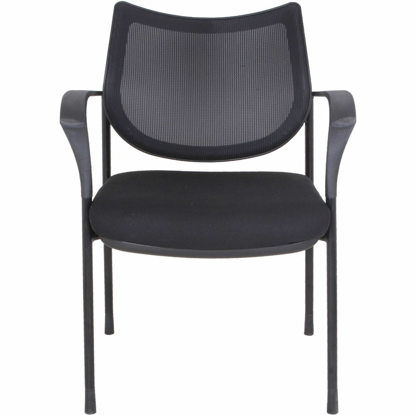 Lorell Mesh Back Guest Chair with Arms and Casters/Glides (LLR - LLR60511) - SchoolOutlet