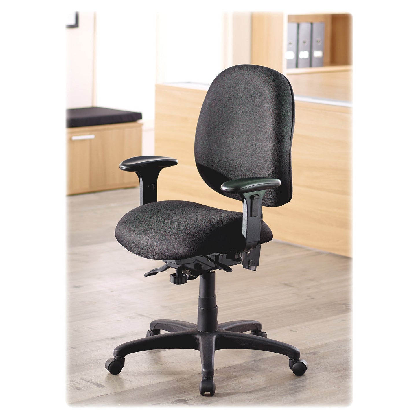 Lorell High - Performance Ergonomic Task Chair with Adjustable Arms and Seat Glide 16.5 - 19 "H (LLR - LLR60538) - SchoolOutlet