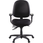 Lorell High - Performance Ergonomic Task Chair with Adjustable Arms and Seat Glide 16.5 - 19 