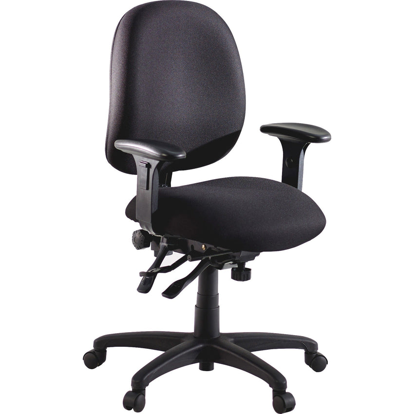 Lorell High - Performance Ergonomic Task Chair with Adjustable Arms and Seat Glide 16.5 - 19 "H (LLR - LLR60538) - SchoolOutlet