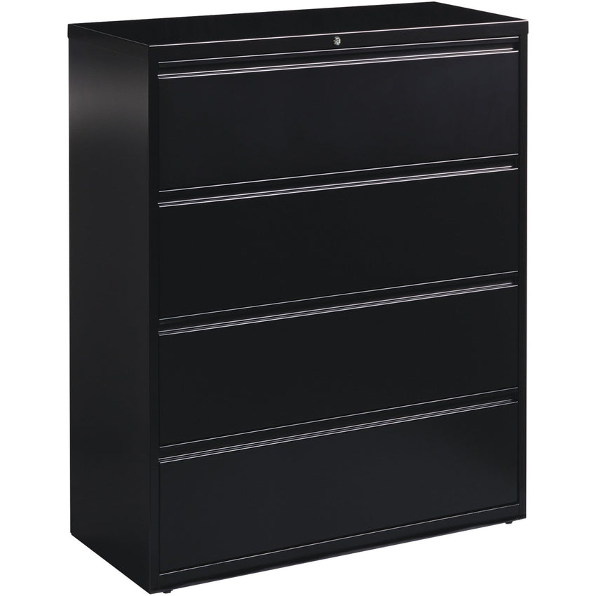 Lorell Fortress Series 4 - Drawer Lateral File with Interlock System 42"W x 18.6"D x 52.5"H (LLR - FRT - LF42 - 4D) - SchoolOutlet