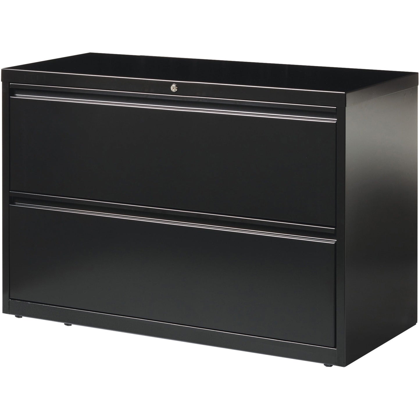 Lorell Fortress Series 2 - Drawer Lateral File with Interlock System 42"W x 18.6"D x 28.1"H (LLR - FRT - LF42 - 2D) - SchoolOutlet