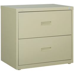 Lorell Fortress Series 2-Drawer Value Lateral File with Interlock System 30"W x 18.6"D x 28.1"H (LLR-LLR6055X281)