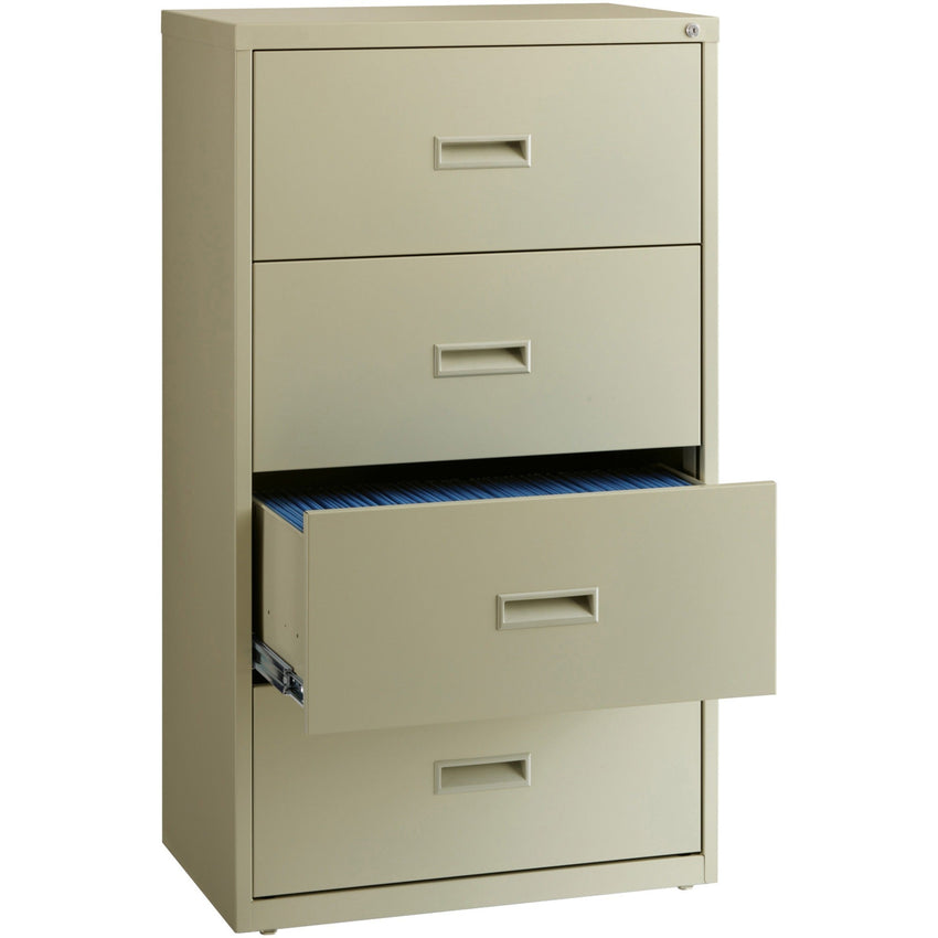 Lorell Fortress Series 4 - Drawer Value Lateral File with Interlock System 30"W x 18.6"D x 52.5"H (LLR - LLR6055X525) - SchoolOutlet