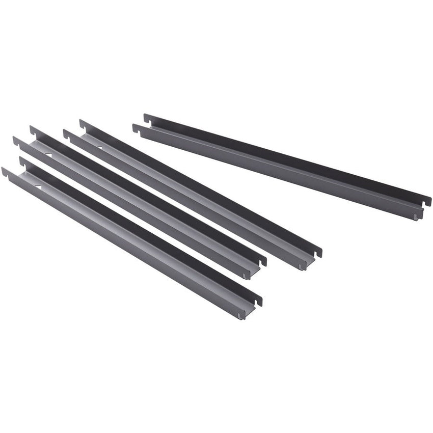 Lorell Fortress Lateral File Front - to - Back Rail Kit Gray 4 per Box (LLR - LLR60565) - SchoolOutlet