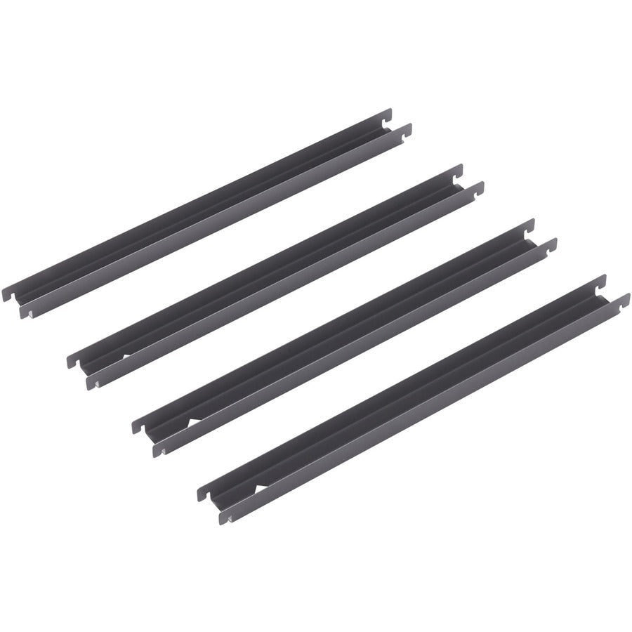 Lorell Fortress Lateral File Front - to - Back Rail Kit Gray 4 per Box (LLR - LLR60565) - SchoolOutlet