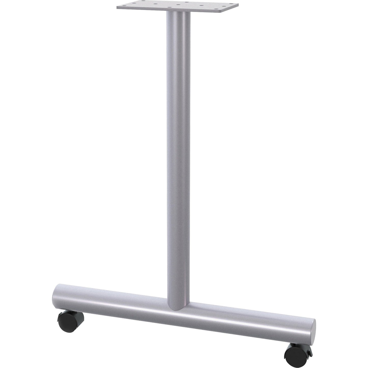 Lorell Relevance Tabletop Wheeled T - Leg Base With Locking Casters 27.8"H (LLR - LLR60610) - SchoolOutlet
