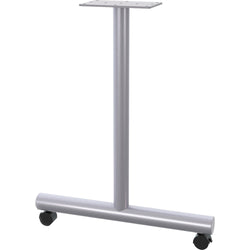 Lorell Relevance Tabletop Wheeled T-Leg Base With Locking Casters 27.8"H (LLR-LLR60610)