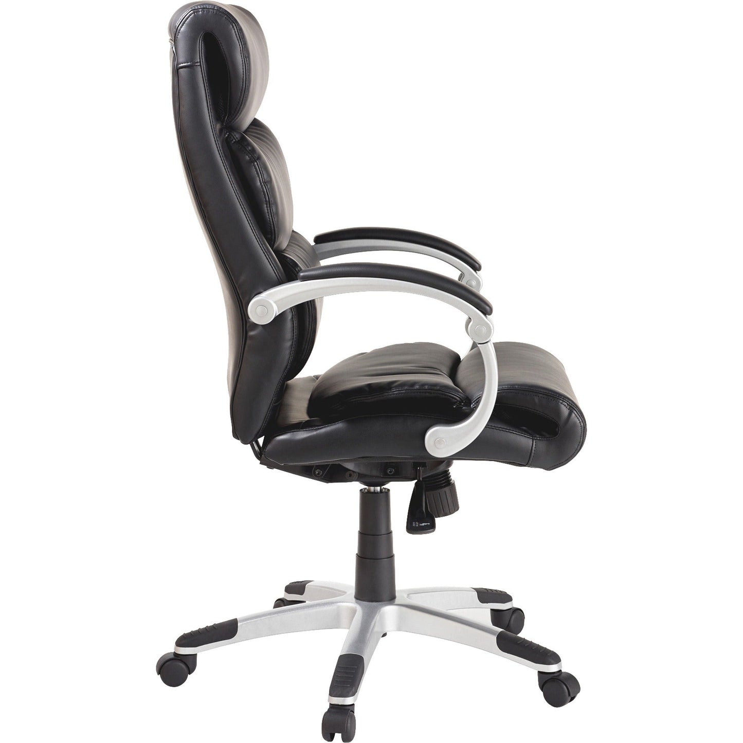 Lorell Executive High - Back Chair with Flexing Arms, Bonded Leather and Tilt Controls 18.60 - 21.50 "H (LLR - LLR60620) - SchoolOutlet