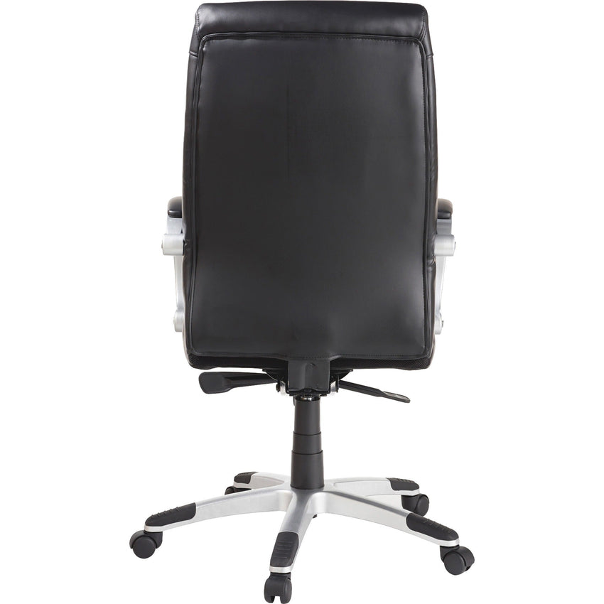 Lorell Executive High - Back Chair with Flexing Arms, Bonded Leather and Tilt Controls 18.60 - 21.50 "H (LLR - LLR60620) - SchoolOutlet