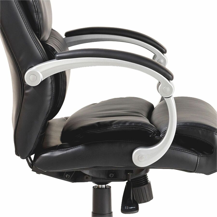 Lorell Executive High - Back Chair with Flexing Arms, Bonded Leather and Tilt Controls 18.60 - 21.50 "H (LLR - LLR60620) - SchoolOutlet