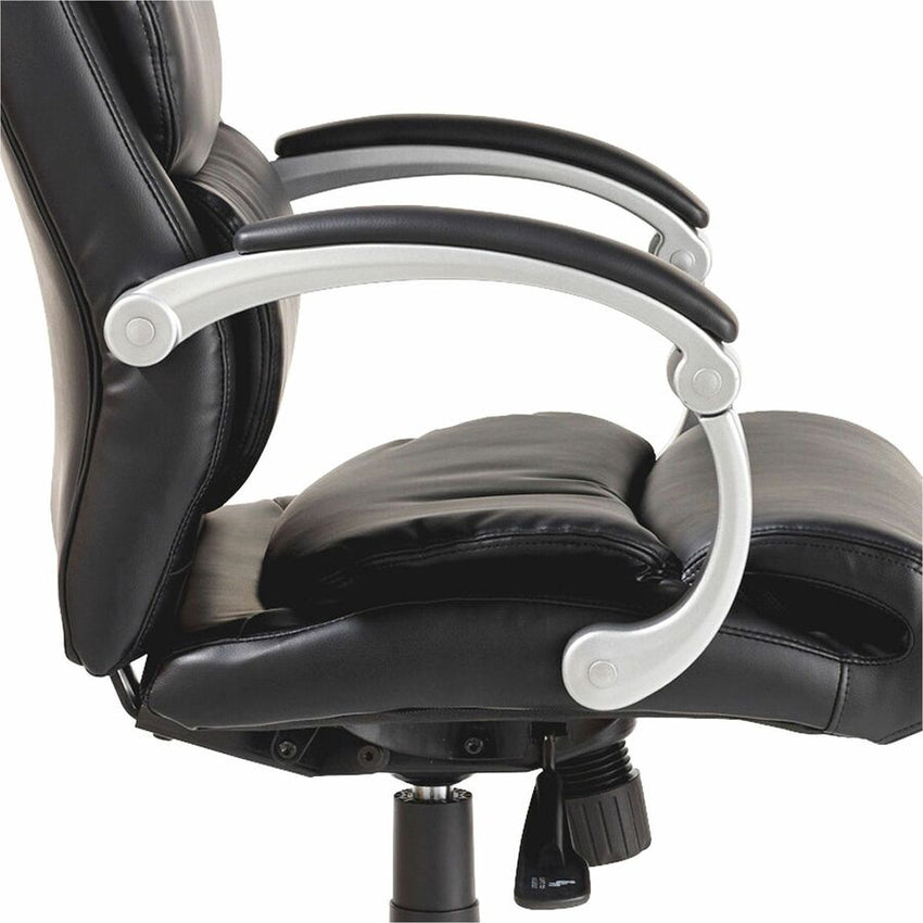 Lorell Executive High - Back Chair with Flexing Arms, Bonded Leather and Tilt Controls 18.60 - 21.50 "H (LLR - LLR60620) - SchoolOutlet