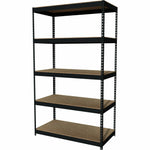 Lorell Fortress Riveted Shelving 5 Shelf Heavy Duty 3800 lb Capacity Boltless Steel Storage Rack (LLR - LLR60648) - SchoolOutlet