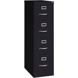 Lorell Fortress Series 4-Drawer Commercial-Grade Vertical File And Ball-Bearing 15"W x 25"D x 52"H (LLR-LLR6065X)