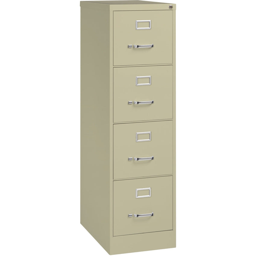 Lorell Fortress Series 4 - Drawer Commercial - Grade Vertical File And Ball - Bearing 15"W x 25"D x 52"H (LLR - LLR6065X) - SchoolOutlet