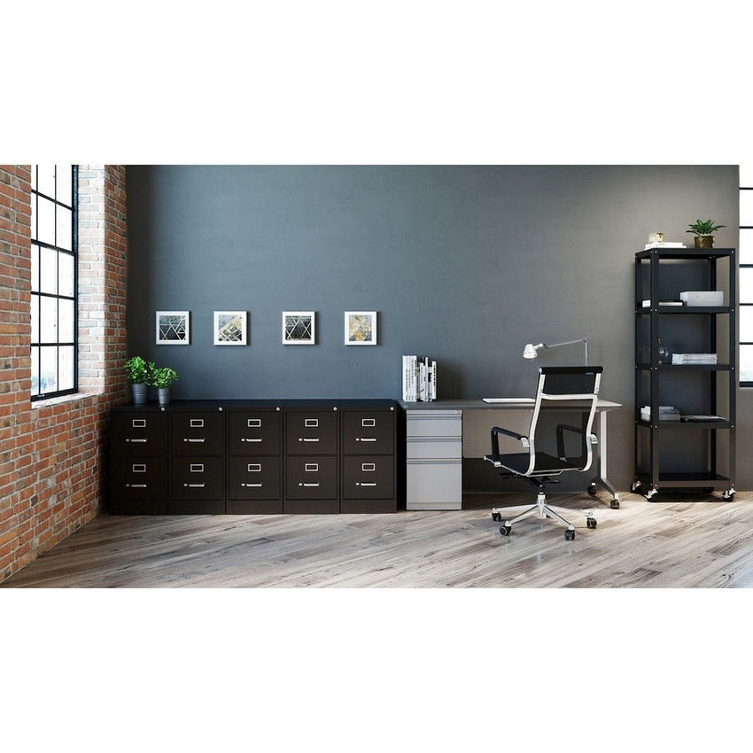 Lorell Fortress Series 2 - Drawer Commercial - Grade Vertical File And Ball - Bearing 15"W x 25"D x 28.4"H (LLR - LLR6065X284) - SchoolOutlet