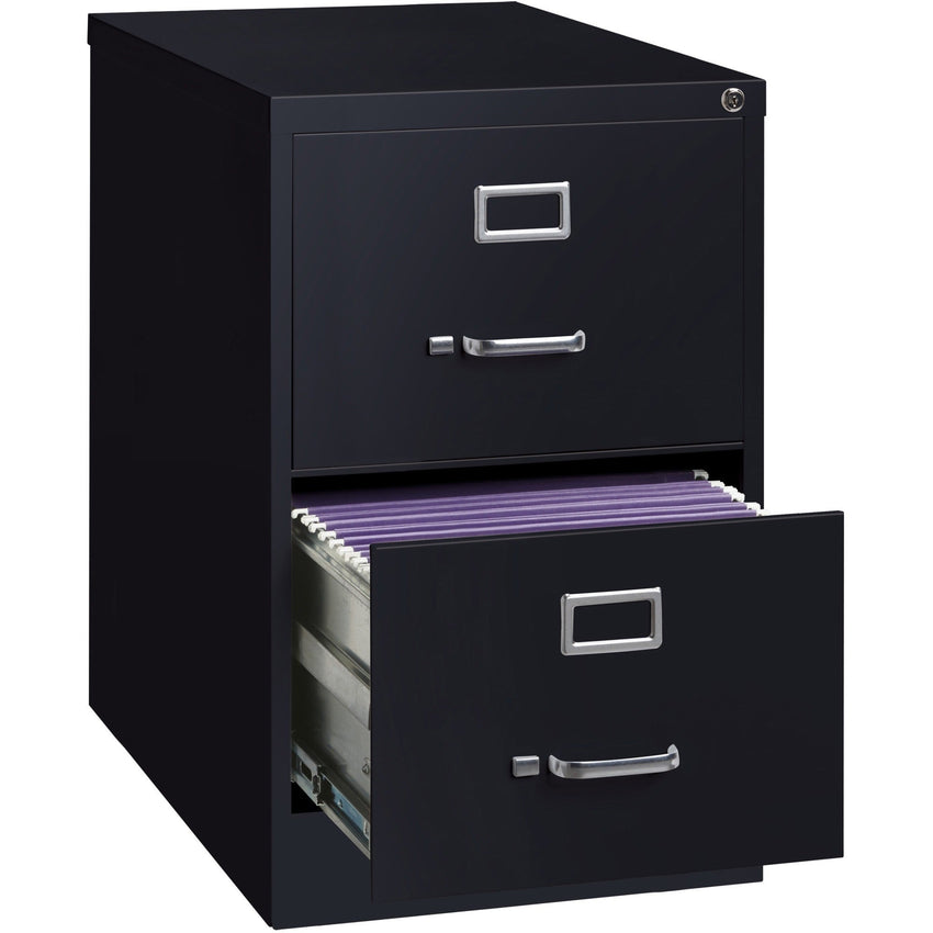 Lorell Fortress Series 2 - Drawer Commercial - Grade Vertical File Steel Ball - Bearing 18"W x 26.5"D x 28.4"H (LLR - LLR6066X) - SchoolOutlet