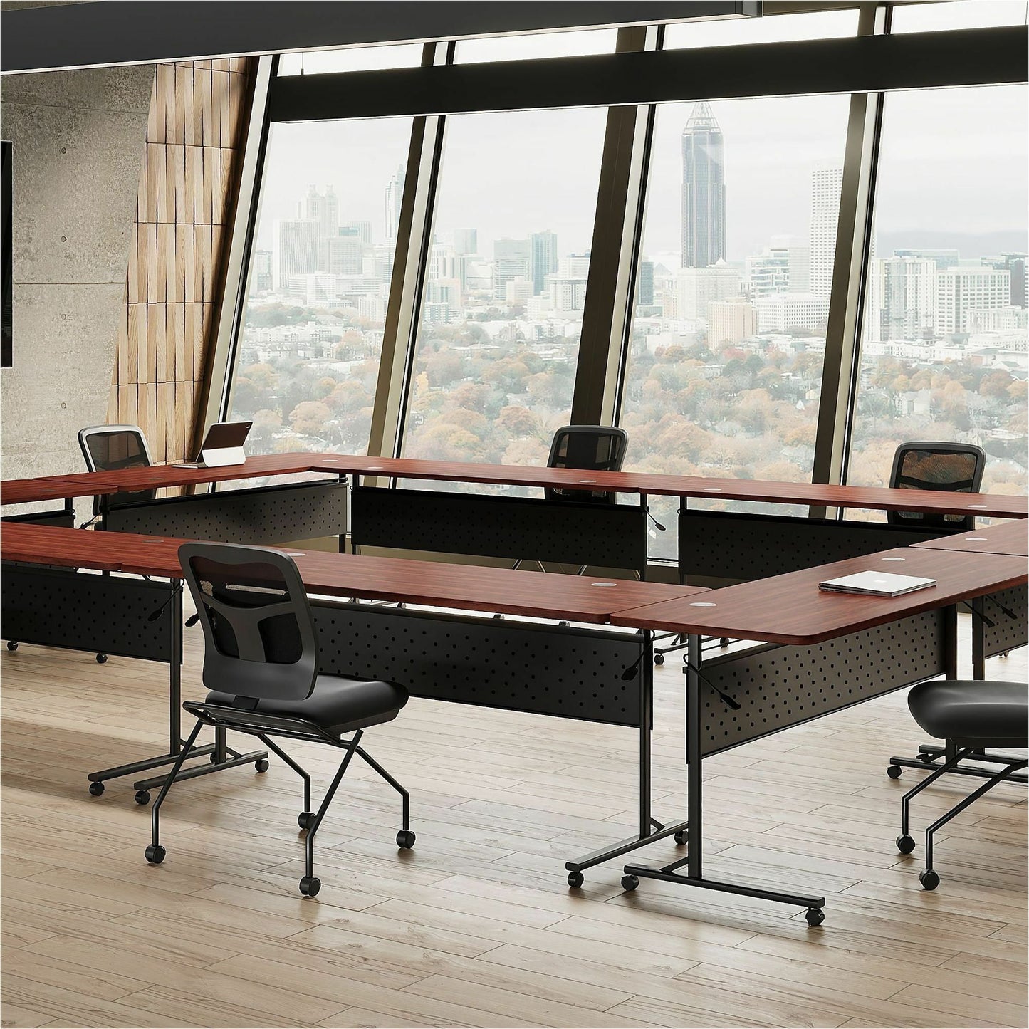 Lorell Flip Top Training Table 70.88"W x 23.63"D x 29.50"H (LLR - LLR60718) - SchoolOutlet