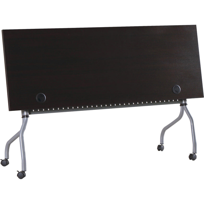 Lorell Flip Top Training Table 70.88"W x 23.63"D x 29.50"H Table Top Width 72" (LLR - LLR6073X72) - SchoolOutlet