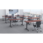 Lorell Mobile Folding Training Table 63