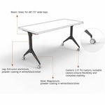 Lorell Spry Nesting Training Table Base 29.5