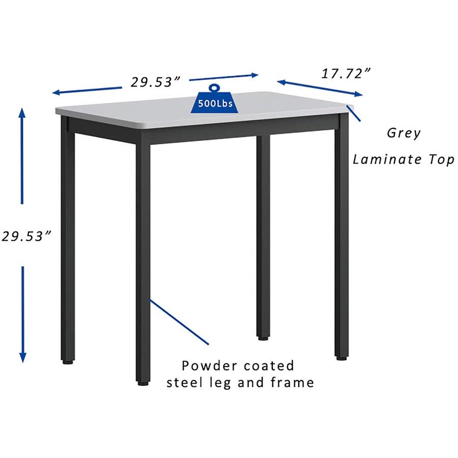 Lorell Utility Table 30"W x 18.13"D x 30"H (LLR - LLR60752) - SchoolOutlet