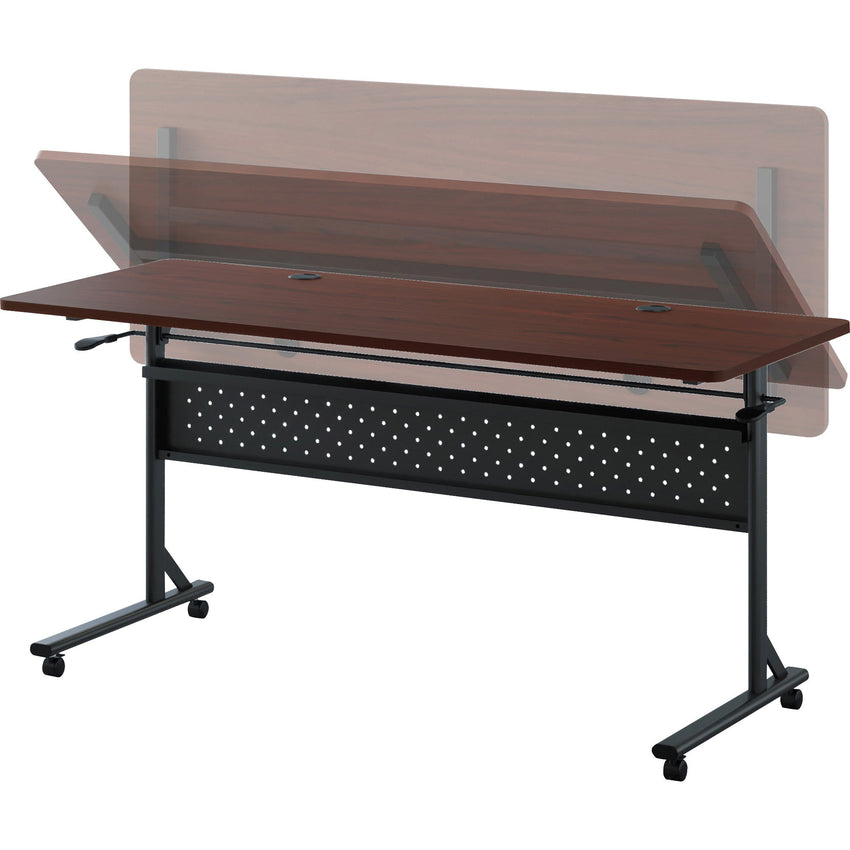 Lorell Shift 2.0 Flip Top and Nesting Mobile Table 24"W x 60"L x 29.50"H (LLR - LLR607XX) - SchoolOutlet