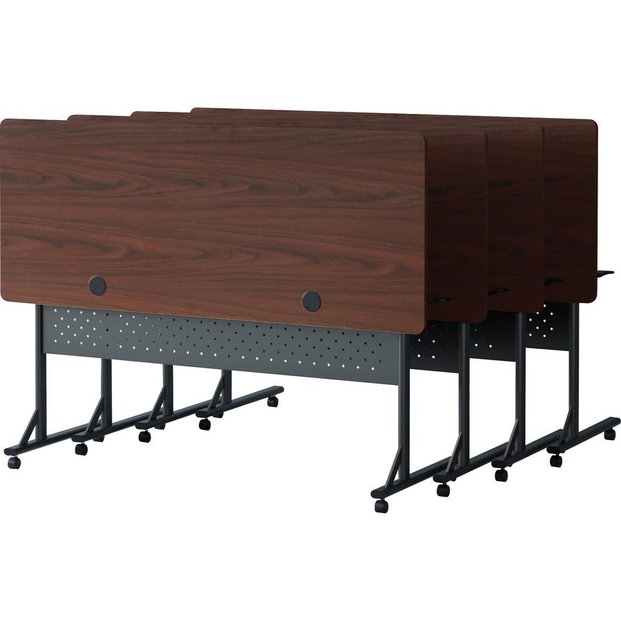 Lorell Shift 2.0 Flip Top and Nesting Mobile Table 24"W x 60"L x 29.50"H (LLR - LLR607XX) - SchoolOutlet