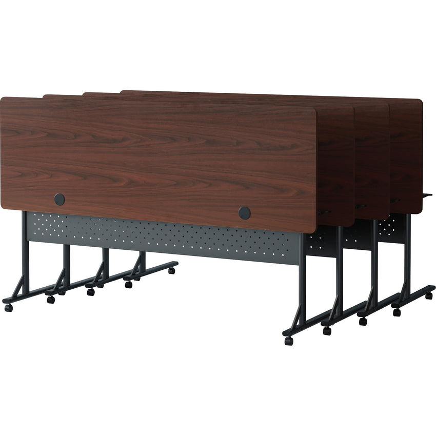 Lorell Shift 2.0 Flip Top and Nesting Mobile Table 24"W x 72"L x 29.50"H (LLR - LLR607XX72) - SchoolOutlet