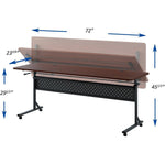 Lorell Shift 2.0 Flip Top and Nesting Mobile Table 24