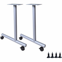 Lorell Invent Training Table C-Leg Base Set 5"W x 22"D x 28.5"H (LLR-LLR6080X)