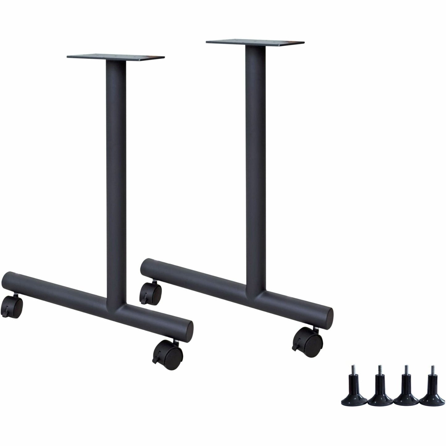 Lorell Invent Training Table C - Leg Base Set 5"W x 22"D x 28.5"H (LLR - LLR6080X) - SchoolOutlet