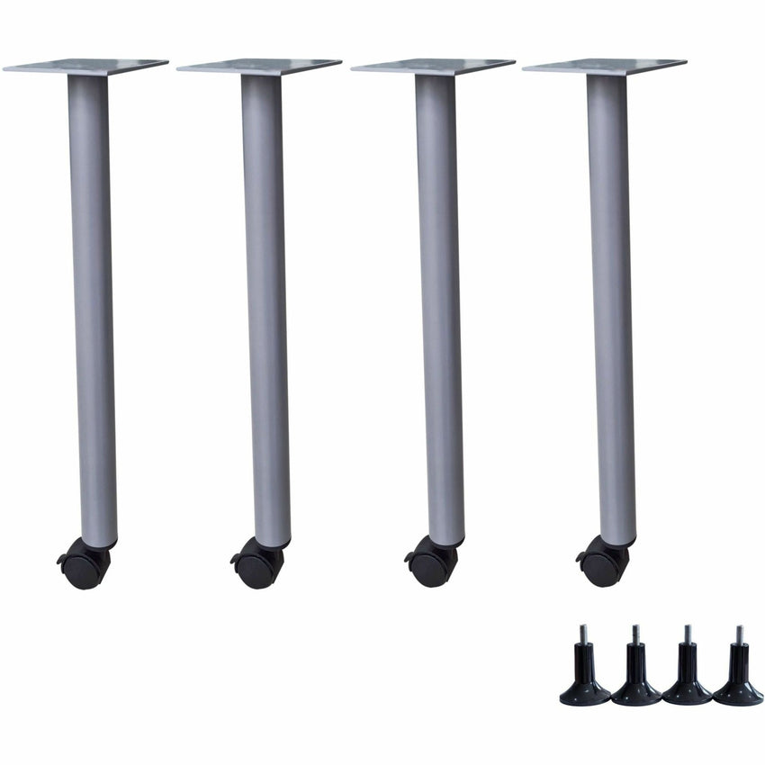Lorell Invent Training Table Post - Leg Base Set 5.8"W x 5.8"D x 28.5"H (LLR - LLR6080X) - SchoolOutlet
