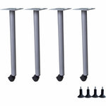 Lorell Invent Training Table Post - Leg Base Set 5.8