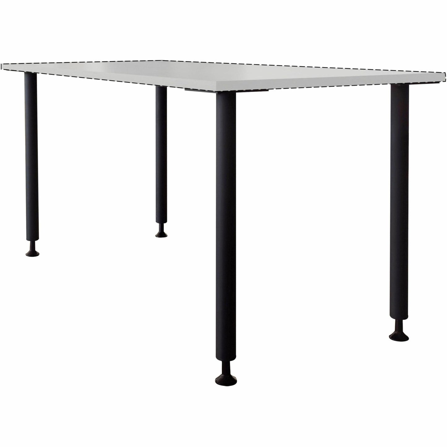 Lorell Invent Training Table Post - Leg Base Set 5.8"W x 5.8"D x 28.5"H (LLR - LLR6080X) - SchoolOutlet