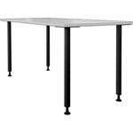 Lorell Invent Training Table Post - Leg Base Set 5.8