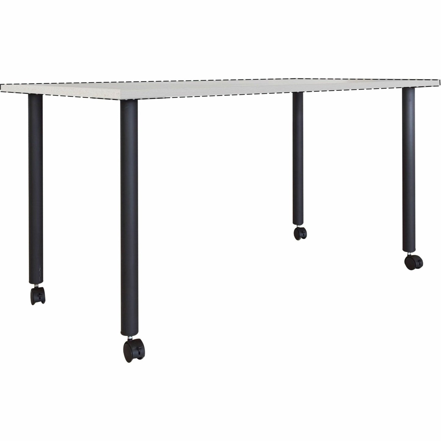 Lorell Invent Training Table Post - Leg Base Set 5.8"W x 5.8"D x 28.5"H (LLR - LLR6080X) - SchoolOutlet