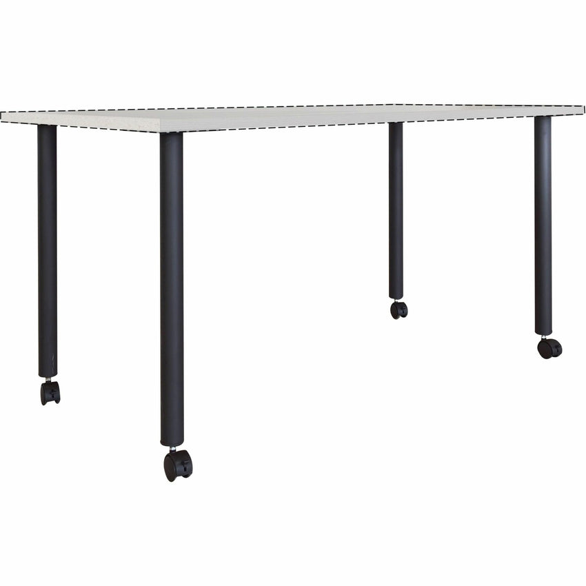 Lorell Invent Training Table Post - Leg Base Set 5.8"W x 5.8"D x 28.5"H (LLR - LLR6080X) - SchoolOutlet