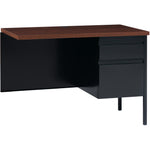 Lorell Fortress Series Right - Pedestal Return with Reinforced Steel Frame and Industrial Grade Laminate Surface 42