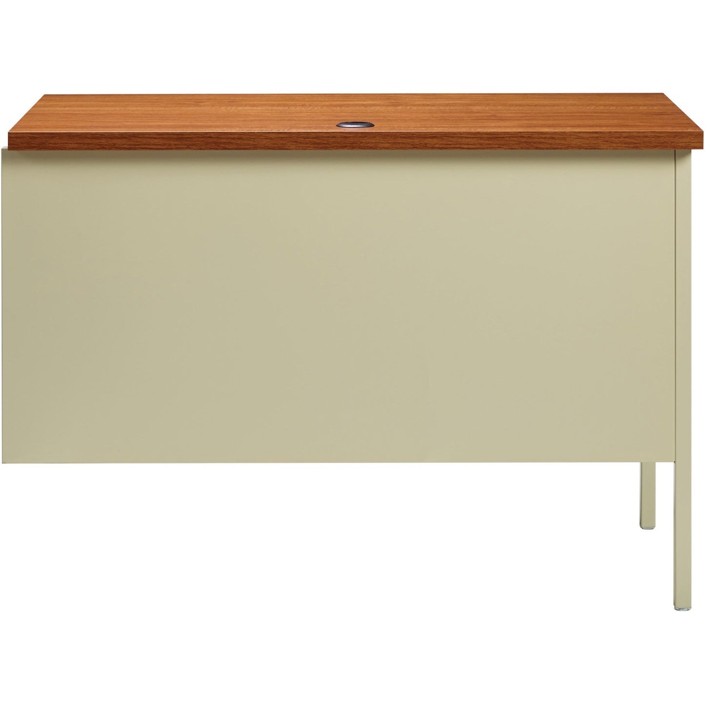 Lorell Fortress Series Left - Pedestal Return with Reinforced Steel Frame and Industrial Grade Laminate Surface 42"W x 24"D x 29.50"H (LLR - LLR6092X - Left) - SchoolOutlet