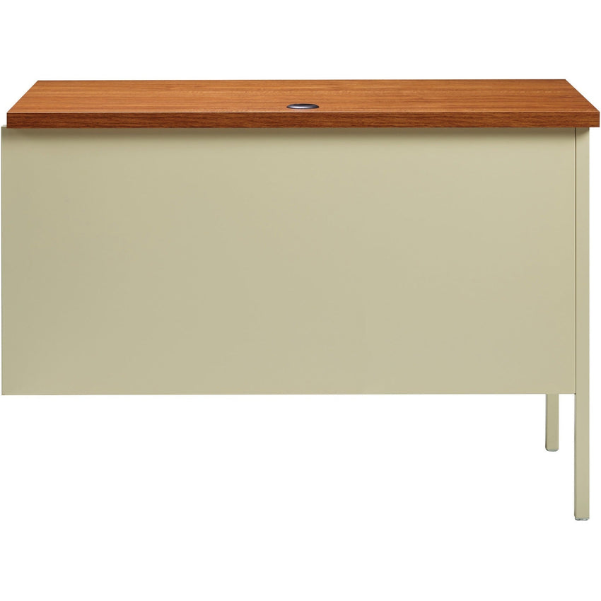 Lorell Fortress Series Left - Pedestal Return with Reinforced Steel Frame and Industrial Grade Laminate Surface 42"W x 24"D x 29.50"H (LLR - LLR6092X - Left) - SchoolOutlet