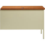 Lorell Fortress Series Left - Pedestal Return with Reinforced Steel Frame and Industrial Grade Laminate Surface 42